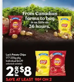 Longo's Lay's Potato Chips offer