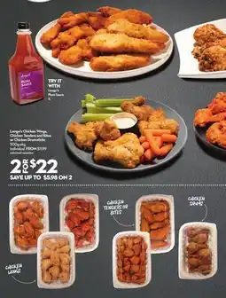 Longo's Longo's Chicken Wings, Chicken Tenders and Bites or Chicken Drumsticks offer