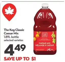 Longo's The Keg Classic Caesar Mix offer