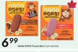 Sobeys NANA POPS! Frozen Bars offer