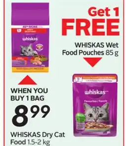 Sobeys WHISKAS Dry Cat Food offer