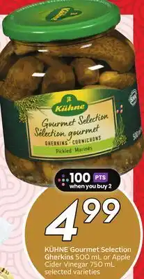 Sobeys KÜHNE Gourmet Selection Gherkins offer