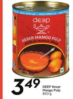 Sobeys DEEP Kesar Mango Pulp offer