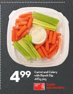 Longo's Carrot and Celery with Ranch Dip offer