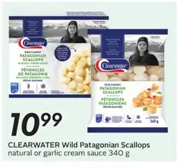 Sobeys CLEARWATER Wild Patagonian Scallops offer