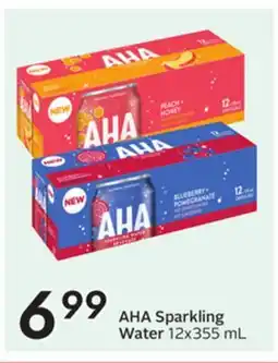 Sobeys AHA Sparkling Water offer
