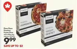 Longo's Piano Piano Premium Frozen Pizza offer