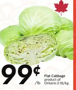 Sobeys Flat Cabbage offer