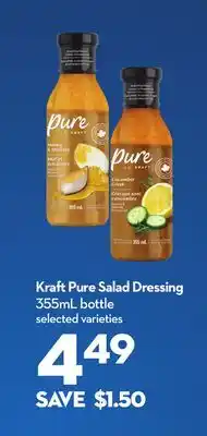 Longo's Kraft Pure Salad Dressing offer