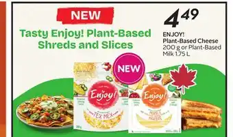 Sobeys ENJOY! Plant-Based Cheese offer