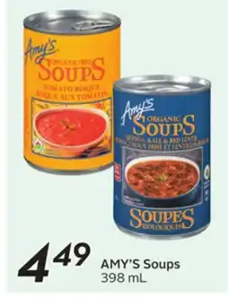 Sobeys AMY'S Soups offer