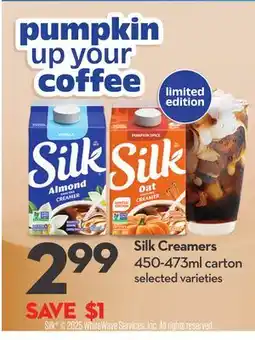 Longo's Silk Creamers offer