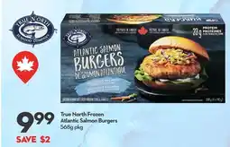 Longo's True North Frozen Atlantic Salmon Burgers offer