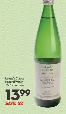 Longo's Longo's Curato Mineral Water offer