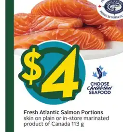 Sobeys Fresh Atlantic Salmon Portions offer