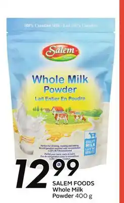 Sobeys SALEM FOODS Whole Milk Powder offer