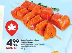 Longo's Fresh Canadian Atlantic Salmon Skewer offer