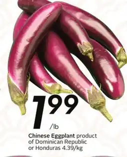 Sobeys Chinese Eggplant offer