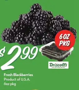 Longo's Fresh Blackberries offer
