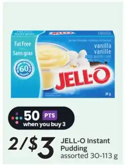 Sobeys JELL-O Instant Pudding assorted offer