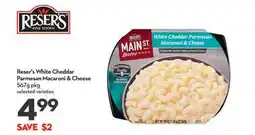 Longo's Reser's White Cheddar Parmesan Macaroni & Cheese offer