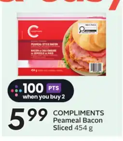 Sobeys COMPLIMENTS Peameal Bacon offer