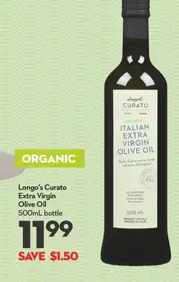 Longo's Curato Extra Virgin Olive Oil offer