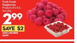 Longo's Fresh Sweet Raspberries offer