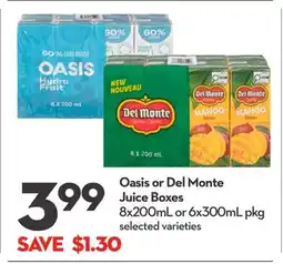 Longo's Juice Boxes offer