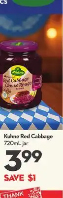 Longo's Kuhne Red Cabbage offer
