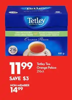 Longo's Tetley Tea Orange Pekoe offer