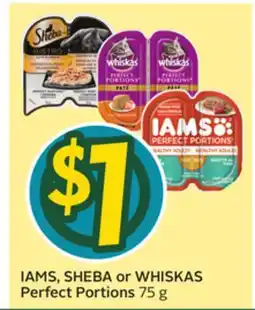 Sobeys IAMS, SHEBA or WHISKAS Perfect Portions offer