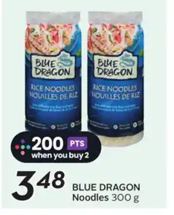 Sobeys BLUE DRAGON Noodles offer