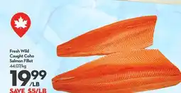 Longo's Fresh Wild Caught Coho Salmon Fillet offer