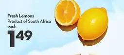 Longo's Fresh Lemons offer