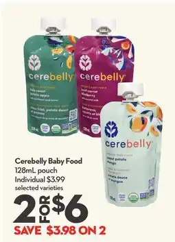Longo's Cerebelly Baby Food offer