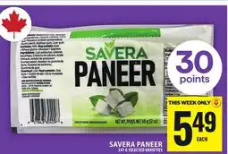 Food Basics SAVERA PANEER offer