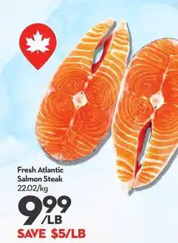 Longo's Fresh Atlantic Salmon Steak offer