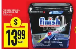 Food Basics FINISH POWERBALL DISHWASHER TAB offer