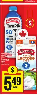 Food Basics LACTANTIA LACTOSE FREE MILK OR ULTRAPUR MILK offer