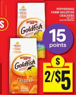 Food Basics PEPPERIDGE FARM GOLDFISH CRACKERS offer