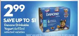 Longo's Danone Drinkable Yogurt offer