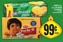 Food Basics PARLE-G, LU, OR EBM COOKIES offer