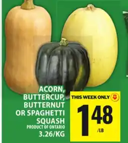 Food Basics ACORN, BUTTERCUP, BUTTERNUT OR SPAGHETTI SQUASH offer