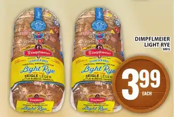 Food Basics DIMPFLMEIER LIGHT RYE offer