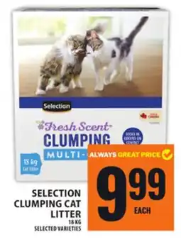 Food Basics SELECTION CLUMPING CAT LITTER offer