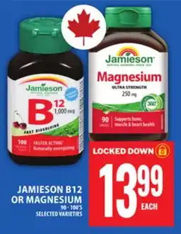 Food Basics JAMIESON B12 OR MAGNESIUM offer