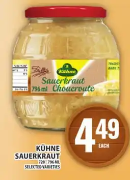 Food Basics KÜHNE SAUERKRAUT offer
