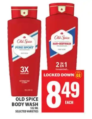 Food Basics OLD SPICE BODY WASH offer