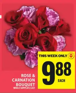 Food Basics ROSE & CARNATION BOUQUET offer